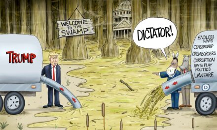 A.F. Branco Cartoon – Swamp Wars