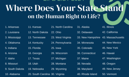 AUL’s Life List 2024: Where Every State Ranks from Most to Least Pro-Life
