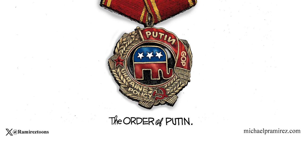 Michael Ramirez: The Order of Putin 12-19-23