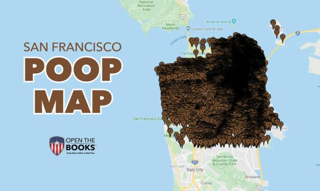 Updated! The San Francisco Poop Map By OpenTheBooks In Real Time