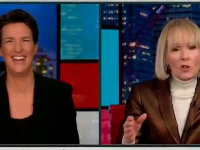 MEDIA COLLUSION: E. Jean Carroll Offers to Buy Rachel Maddow a ‘Penthouse’ With Trump’s Money