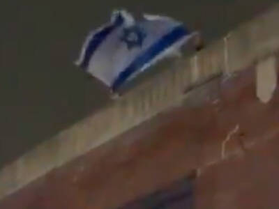 FETTER ON THE ROOF! Defiant Fetterman Waves Israeli Flag as Hamas Sympathizers Protest at His House