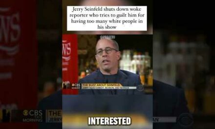 Jerry Seinfeld’s reaction to a “diversity” criticism is 😆👌👏👏👏