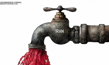 Michael Ramirez Essay: Iran’s Deadly Spigot