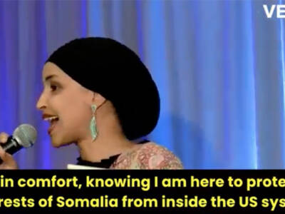 CAUGHT ON CAMERA: Ilhan Omar Tells Crowd of Somalians Her Goal in Congress it to ‘Protect Somalia’