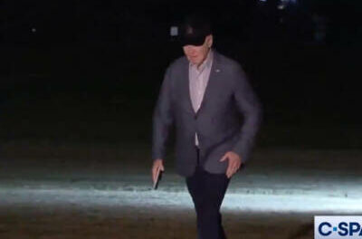 SHOCK VIDEO: Biden Can Barely Walk During Late Night Return to the White House