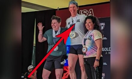 Man identifies as woman and SMASHES national women’s weightlifting competition: “Thank you for such a supportive event”