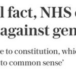 Shock News From UK: NHS Declares Sex a Biological Fact
