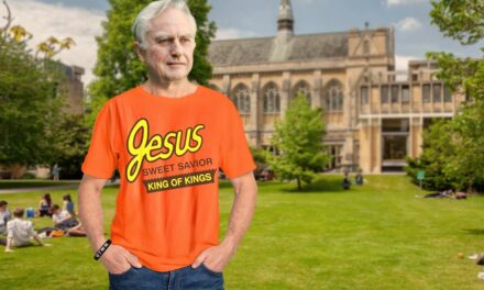In Desperate Bid To Save Cultural Christianity, Dawkins Dons WWJD Bracelet, Christian Novelty Shirt