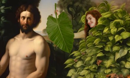 Adam Waits Patiently As Eve Tries On 23 Different Fig Leaves