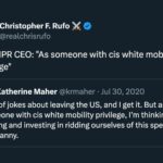 Chris Rufo is sharing old tweets from NPR’s new CEO and his summaries are sending me … get in here for the funniest ones 💀