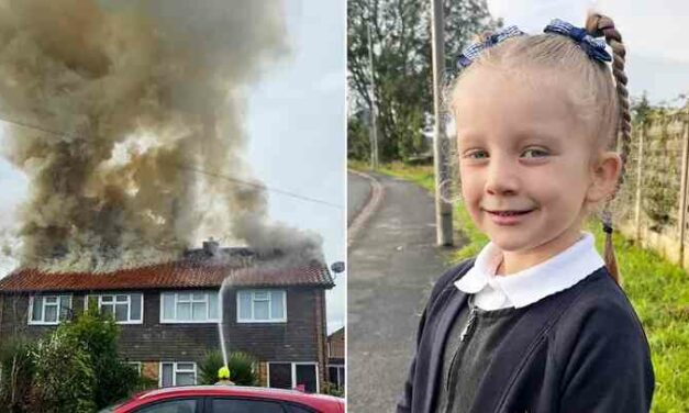 Six-year-old girl saves her mom and two younger siblings from house fire 💪