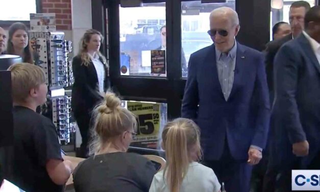Biden decided to pop into a gas station to visit us little people. Here’s how that went.