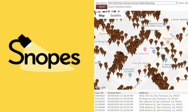 Snopes Journalists Announce Plans To Personally Fact-Check Entire San Francisco Poop Map