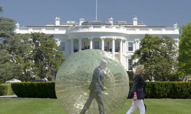To Avoid Falling, Biden To Traverse Lawn In Giant Hamster Ball