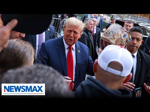 Trump makes early morning visit with construction workers