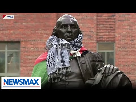 Anti-Israel protestors deface George Washington statue: Report | National Report