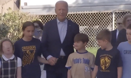 Watch: Someone thought Joe Biden holding hands with children and taking them away would be a good photo op