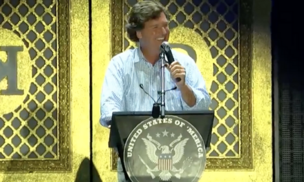 “America is not f*cked up”: Tucker Carlson discovers the power of touching grass while introducing Kid Rock