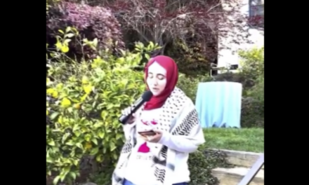 Watch: Anti-Israel Protester Disrupts Jewish Dinner Party, Claims She Has A “First Amendment Right” To Be There