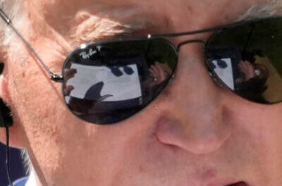 BUSTED! Biden’s Pre-Written Answers Revealed in His Own Sunglasses