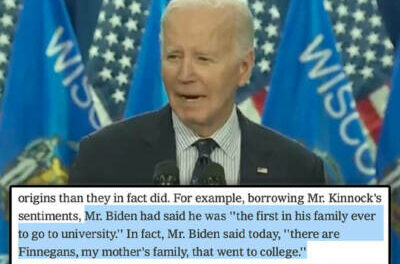 BUSTED! Senile Biden Caught in Another Outright Lie About His Family