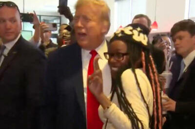 TRUMP TAKES CHICK-FIL-A! The Don Gets a Hero’s Welcome in Atlanta, Buys Everyone Lunch