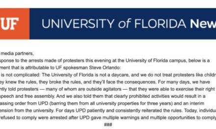 University of Florida drops another BADASS statement on pro-Hamas protests