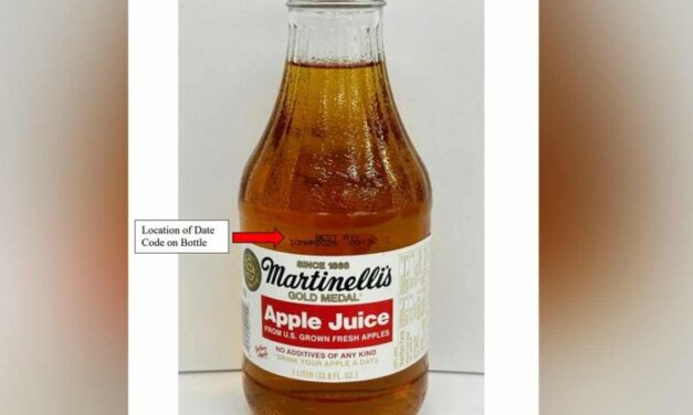 Certain bottles of Martinelli’s apple juice recalled after test reveals elevated arsenic levels