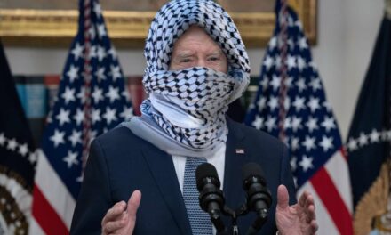 ‘I’m Outraged At Accusations I’ve Taken The Side Of Hamas,’ Says Angry Biden Wearing New Keffiyeh