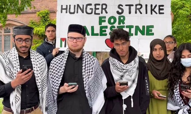 College Students Announce Indefinite Hunger Strike For Palestine Between 10 AM And Noon And Also Between 1 PM and 5 PM Every Day Except For Some Light Snacking