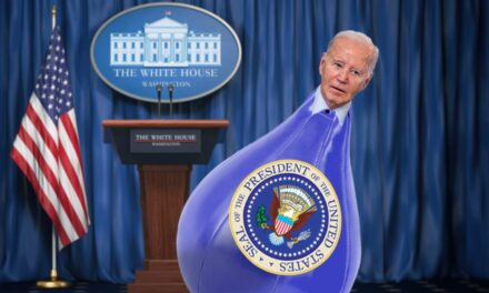 Biden Placed In Presidential Weeble-Wobble To Keep Him From Falling Down