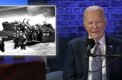 SAVING PRIVATE BIDEN: Senile Joe Says His Son Beau is Buried at the WWII Cemetery in Normandy, France