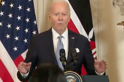 TRAIN WRECK: Dementia Biden During Press Briefing – ‘Do I Ask the Questions???’