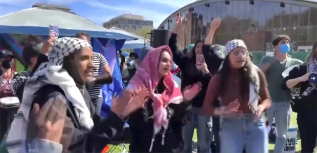 “We will release Palestine with blood!” – Insane Arabic chants from pro-Hamas encampment on MIT campus