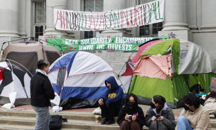 Democrats split over campus protest crackdown