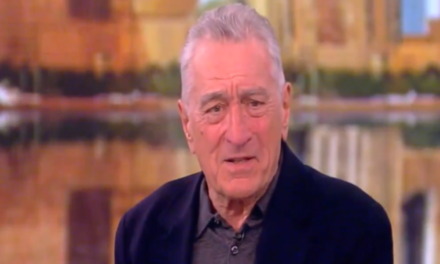 Watch: Robert De Niro is crying again because Americans don’t hate “Hitler” Trump as much as he does