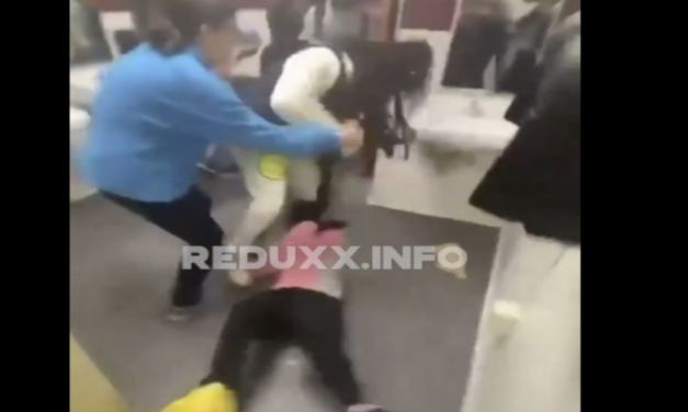 Video captures trans student (aka, a boy) viciously attacks teen girl in high school bathroom before dragging her by her hair
