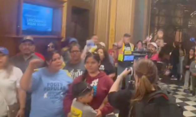 Watch: Illegals storm the Michigan state capital and DEMAND driver’s licenses