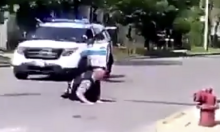 Watch: Woman runs over cop with his squad car after stealing it, yet is acquitted of all charges for an INSANE reason