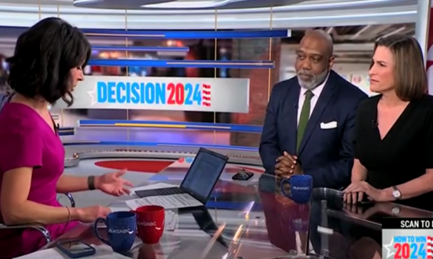 Watch: MSNBC panel won’t calm down that new polls show Trump doing better on “protecting democracy” than Biden