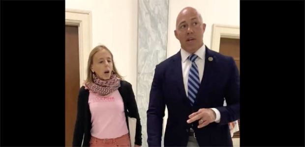 WATCH: Rep. Brian Mast shows how it’s DONE when dealing with pro-Hamas Code Pinkos