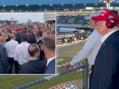 THE PEOPLE’S PRESIDENT: Donald Trump Gets Hero’s Welcome at NASCAR Cup