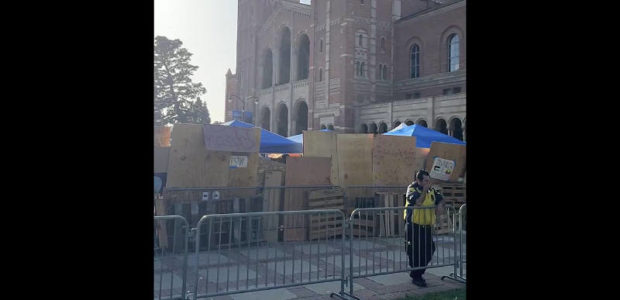 BREAKING: Army of police gathering to clear UCLA’s campus of pro-Hamas encampment