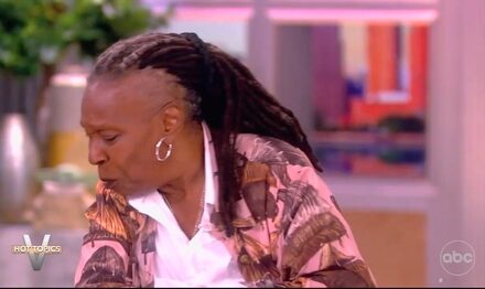 Snowflake? The View’s Whoopi Goldberg Spits After Saying Trump’s Name