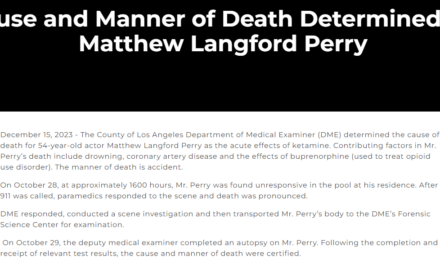 “Multiple People” May Be Charged In Matthew Perry’s Ketamine Death After Police Investigation