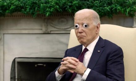 Aides Begin Putting Googly Eyes On Biden So He Looks Like He’s Paying Attention