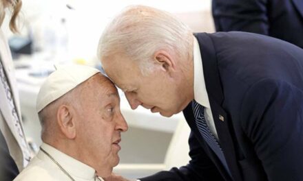 Biden Disappointed After Huge Scoop Of Vanilla Ice Cream Turns Out To Be Pope Francis