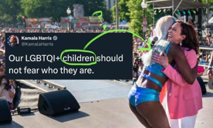 What did Kamala mean by tweeting out this photo while talking about children?