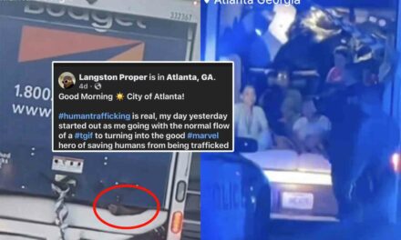 Georgia police say that viral video of the Budget truck didn’t involve human trafficking, but I have questions about their statement 🤔